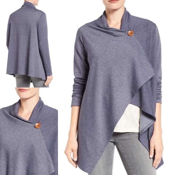 bobeau one button cardigan